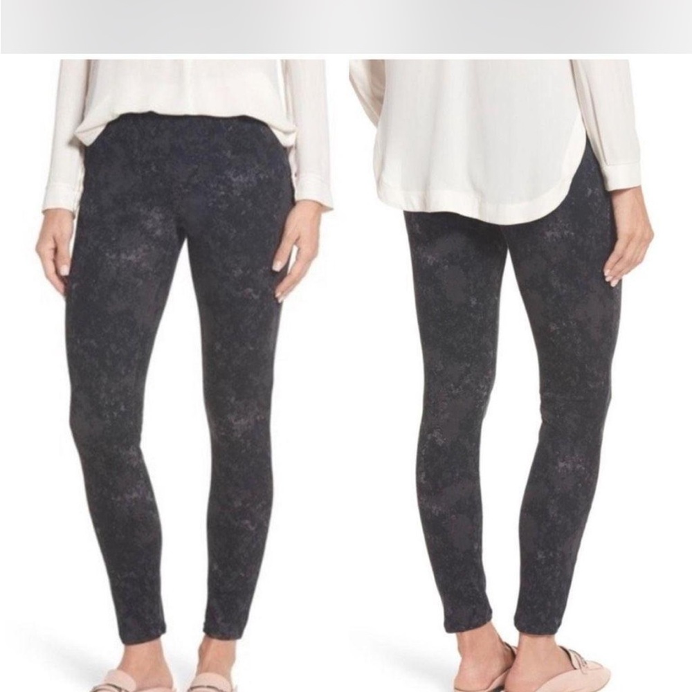 Spanx Jean-ish Leggings dark acid wash size large